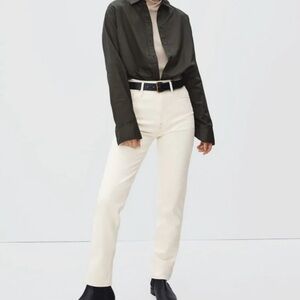 NWOT Everlane - Women’s Original Cheeky Jean in Ecru